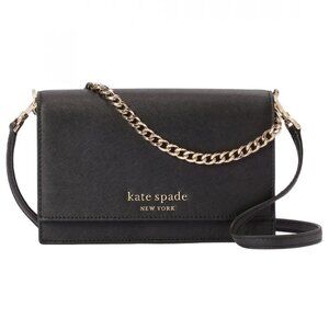 BNWT Kate Spade Black Convertible Chain Link Crossbody Bag